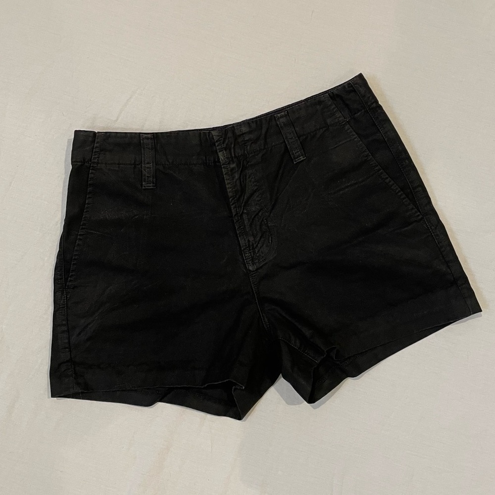 J Brand Waxed Cotton Shorts Size 26